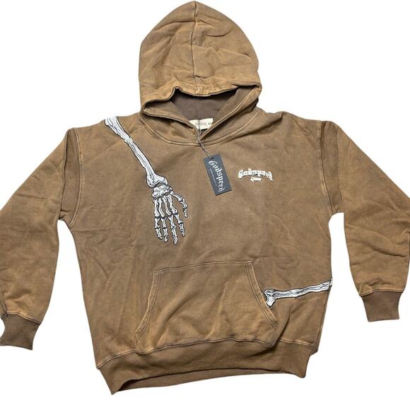 GodSpeed Other - NWT - GodSpeed R.O.D. Skelton Hoodie - Washed Brown - Sz. M
